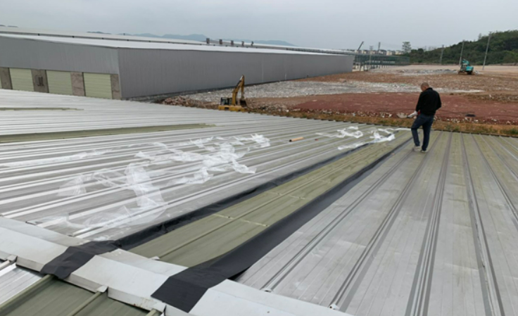 龙湖厂房屋面防水维修案例